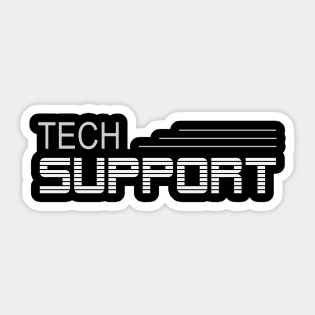 Tech Support Sticker by AnjPrint